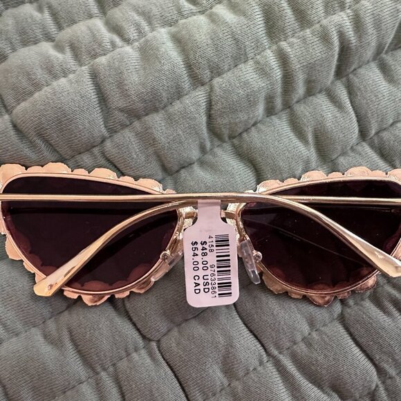 Rhinestone Deco Wire Sunglasses - Picture 5 of 5